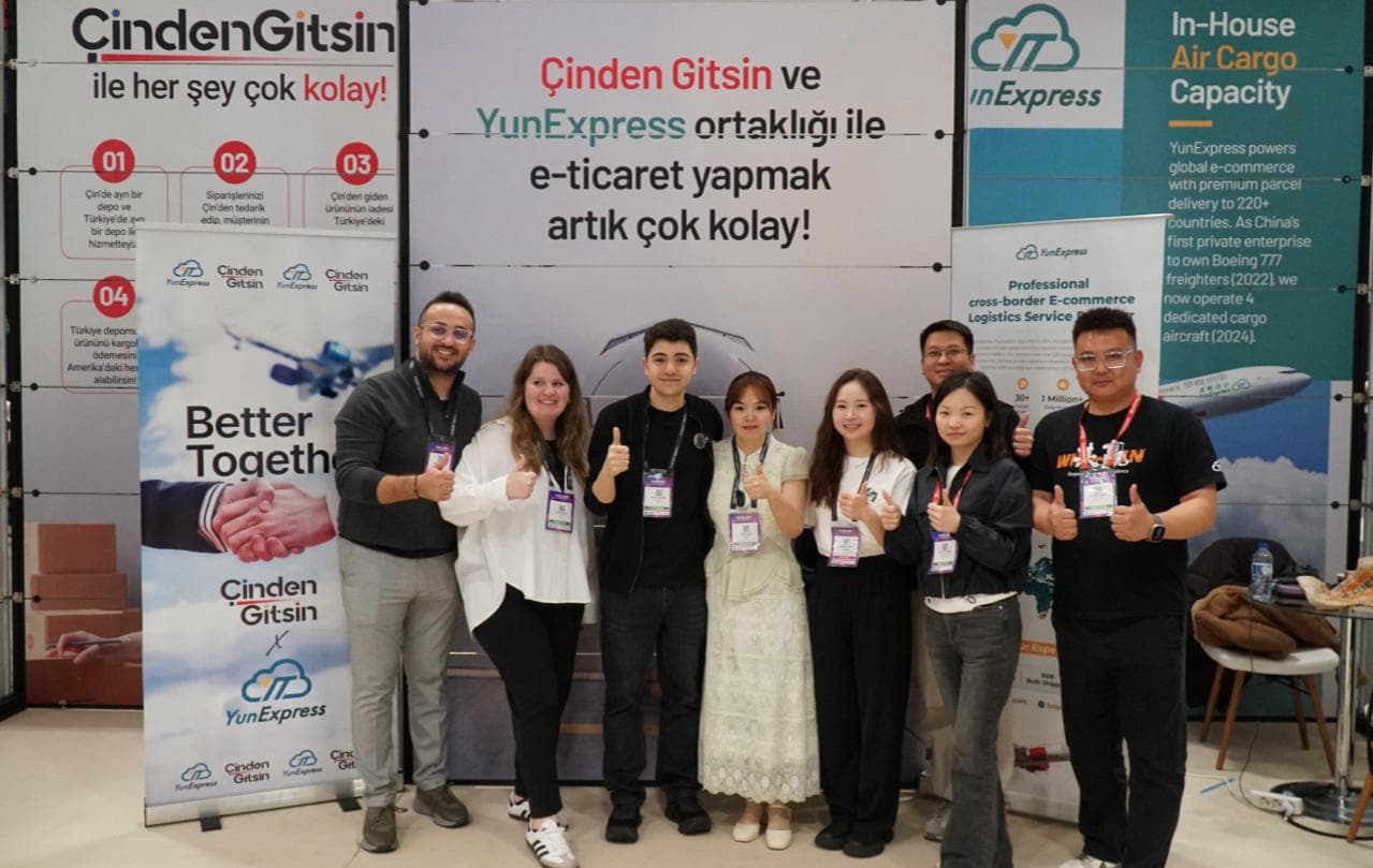 E-ticaret fuarı - ÇindenGitsin × YunExpress standı
